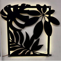 3D jungle leaves Wall Decor