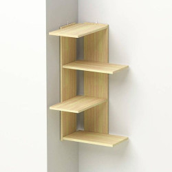 Modern Corner Step Shelf