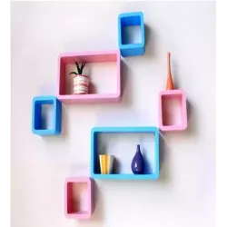 Pastel Pop Wall Shelves