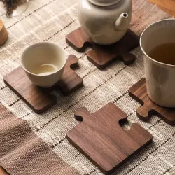 Puzzle Piece Coasters